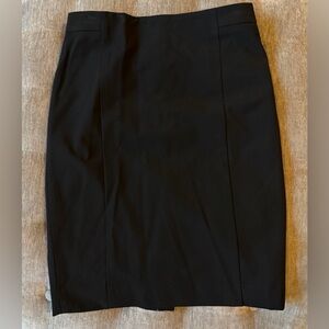 Ann Taylor Petites- Classic Black Pencil Skirt- 4P